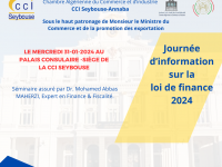  Journée d'Information sur les nouvelles dispositions de la Loi de Finances 2024